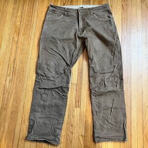 Kuhl Rydr Pants Men 36 X30 Vintage Patina Dye Brown Hiking Climbing Trail